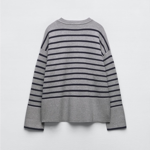 STRIPED KNIT SWEATER - Picture 5 of 13